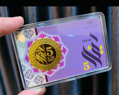 5 Dinar GB Gold
